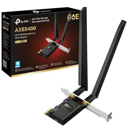 TP-Link Archer TXE72E AXE5400Mbps Tri-Band WiFi 6E... - High-Tech & Électronique Amazon Royaume-Uni à 34.99€