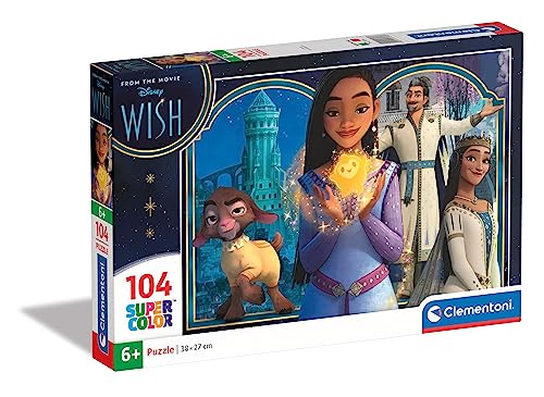 Clementoni- Puzzle Supercolor Collection Disney Wish 104... - Jouets & Jeux en promo à 4.40€