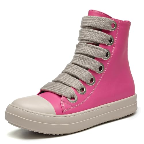 MOFEEDOUKA Tenis altos para mujer, cordones gruesos, de... - Mode & Vêtements en promo à 57.15€