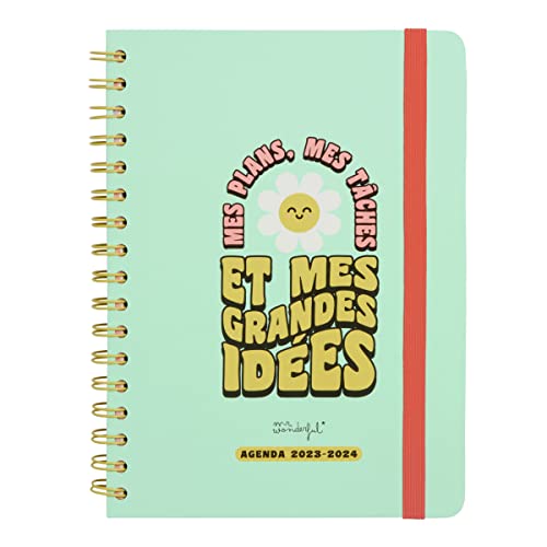 Mr. Wonderful Agenda per adolescenti 2023-2024 settimanale... - Fournitures Bureau Amazon Italie à 6.17€
