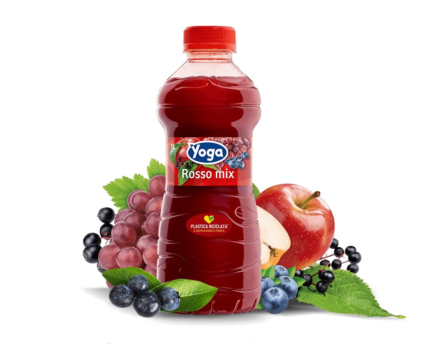 Yoga Rosso Mix Succo di Frutta e Polpa al Gusto di Mela... - Sports & Fitness Amazon Italie à 1.50€