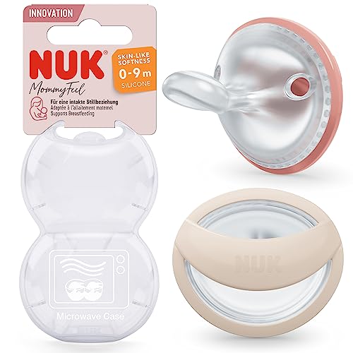 NUK MommyFeel Babyschnuller | 0−9 Monate | stillfreundliche... - Bébé & Puériculture en promo à 7.29€
