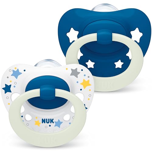 NUK Signature Night Baby Dummy | 6-18 Months | Soothes 95%... - Amazon Royaume-Uni à 2.75€