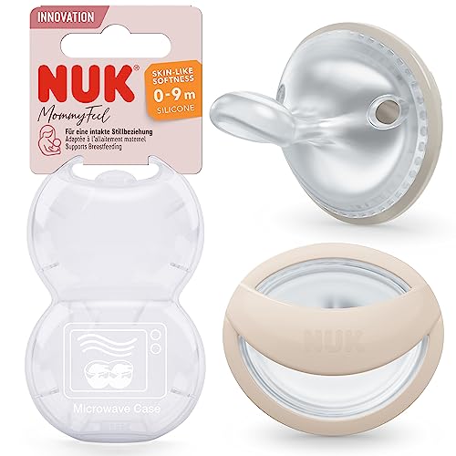NUK MommyFeel Babyschnuller | 0−9 Monate | stillfreundliche... - Bébé & Puériculture Amazon Allemagne à 7.29€