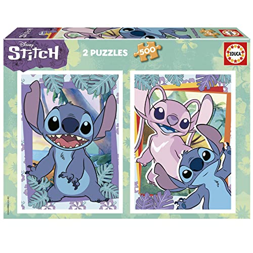 Educa - Puzzle Stitch | Lot de 2 Puzzles 500 pièces Adulte... - Jouets & Jeux Amazon France à 8.39€