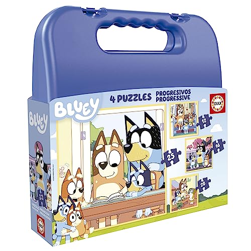 Educa - Puzzle Progressivo Bluey | 4in1 Progressivo... - Deal Amazon à 12.99€