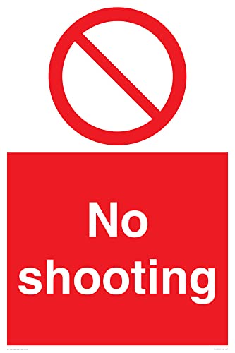 Panneau « No shooting » - 400 x 600 mm - A2P - Maison & Cuisine Amazon France à 24.65€