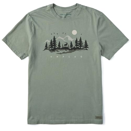 Camiseta de Manga Corta Unplug in The Outdoors para Hombre... - Sports & Fitness en promo à 30.63€