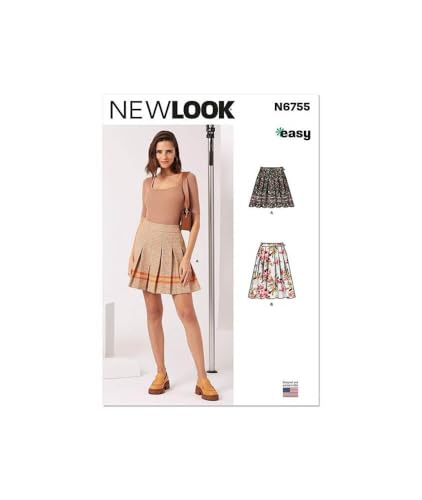 NEW LOOK UN6755A - Falda de mujer en dos longitudes A... - Mode & Vêtements en promo à 14.60€