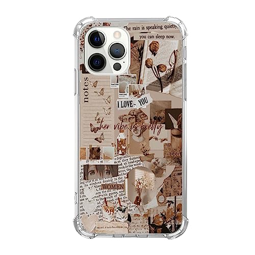 Hagkou Vintage Beige Collage Case - Rose Butterfly Postcard... en promo sur Amazon