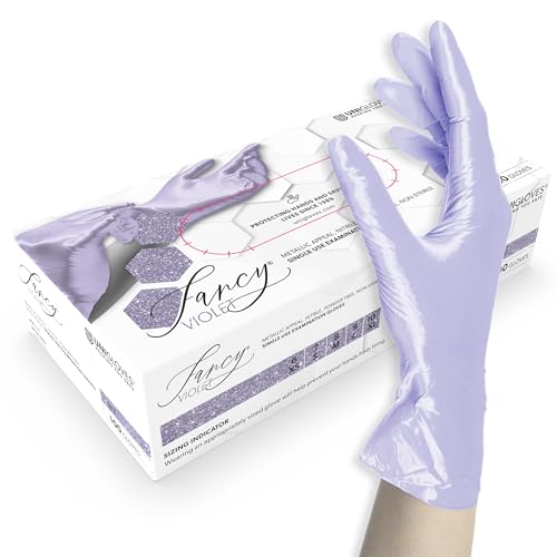 UNIGLOVES FANCY VIOLET Nitrile Disposable Gloves... - Maison & Cuisine Amazon Royaume-Uni à 10.49€