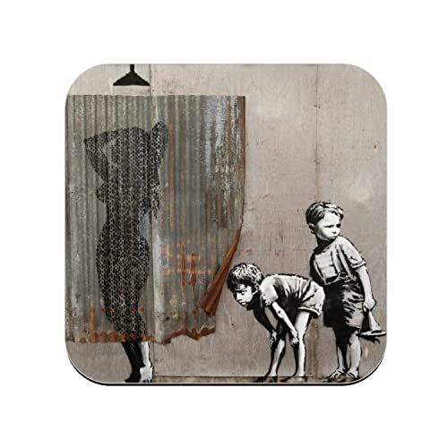 Untersetzer aus Kork – Banksy Voyeur Kinder Street Art... - Loisirs Créatifs Amazon Allemagne à 2.00€