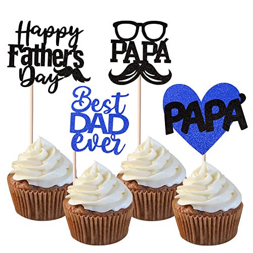 Happy Father's Day - 24 decorazioni per torte con glitter... - Maison & Cuisine Amazon Italie à 7.23€