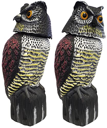 Home It® Effaroucheur Oiseaux Hibou avec tête rotative 360°... - Garden & Outdoor Amazon France à 10.99€