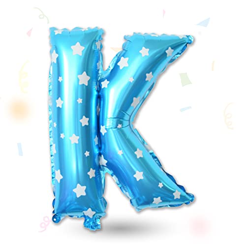 FUNXGO Folienballon Buchstaben Blau K - Buchstaben... - Loisirs Créatifs Amazon Allemagne à 1.69€