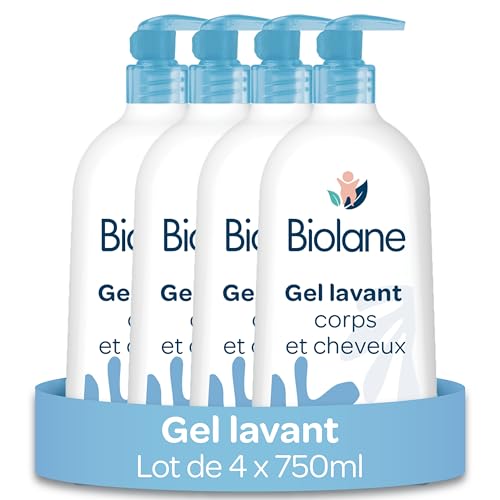 BIOLANE - Lot de 4 Gels Corps Et Cheveux 2 en 1 - Gel... - Beauté & Parfums Amazon France à 27.96€