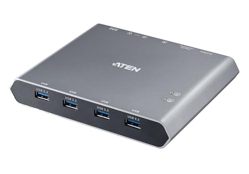 ATEN US3311 Station d'accueil KVM 2 Ports USB-C 4K... en promo sur Amazon