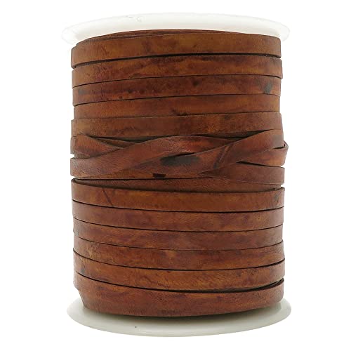 esnado - Lederband, Lederriemen Flach 7 mm x 1,5 mm (1... - Maison & Cuisine Amazon Allemagne à 2.75€