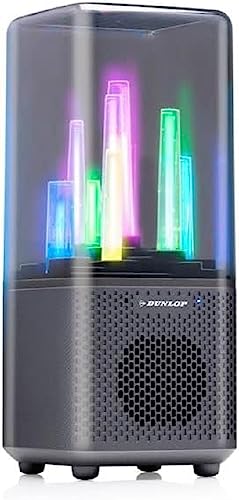 Dunlop Enceinte Bluetooth avec Lumière - 9 LEDs - 1200mAh... - Tech & Electronics Amazon France à 19.30€