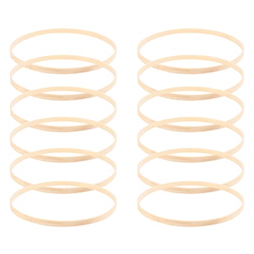 EXCEART 12pièces Anneaux Bambou pour Attrape-rêves Lot de... - Loisirs Créatifs Amazon France à 12.89€