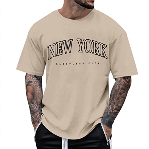 Camiseta de gran tamaño para hombre, holgada, de verano... - Bon plan à 2.09€