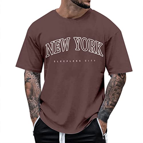 Camiseta de gran tamaño para hombre, suelta, de verano... - Bon plan à 2.09€