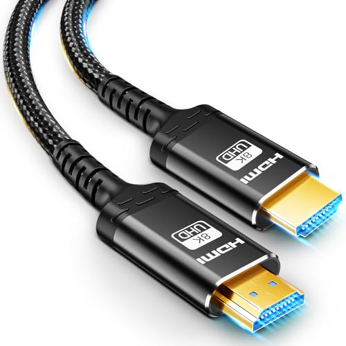 Akake 10K 8K HDMI Cable 2.1, 5M Heavy Duty High-Speed... - High-Tech & Électronique Amazon Royaume-Uni à 6.70€