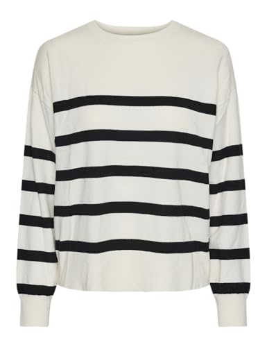 PIECES PCFALLY Female Knitted Jumper, Cloud Dancer 3, L - Tech & Electronics Amazon UK à 13.57€