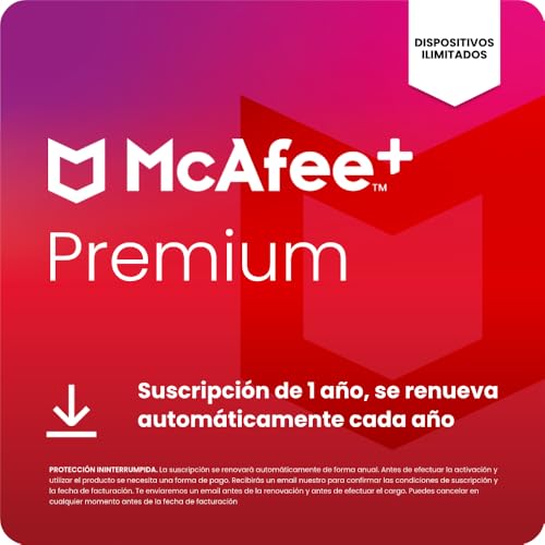 McAfee+ Premium Individual para dispositivos ilimitados... - Auto & Moto Amazon Espagne à 29.99€