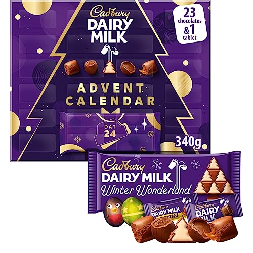 Cadbury Dairy Milk Advent Calendar 340g - Épicerie Amazon Royaume-Uni à 5.99€