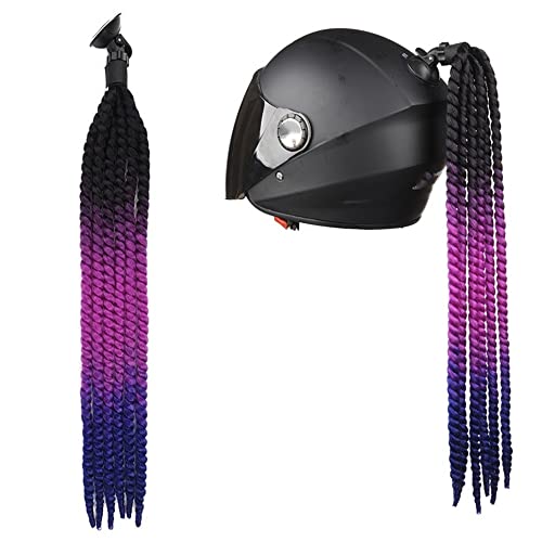 Helm-Accessoires Zöpfe,Motorrad Helm Zöpfe Gradient Helm... - Auto & Moto Amazon Allemagne à 10.32€