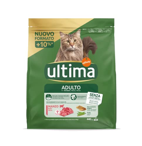 Ultima Comida para Gatos Adultos con Carne de Vaca, 440 g - Auto & Moto Amazon Espagne à 2.59€
