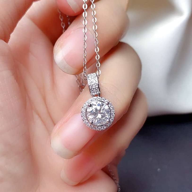 OBCPD 3 Karat Moissanit Diamant Anhänger 925 Sterling... - Bijoux & Montres Amazon Allemagne à 2.00€