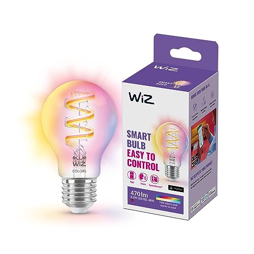 WiZ Smart Colour Filament Vintage Bulb, E27, E17, 6.3W... - Home & Kitchen Amazon UK à 6.97€