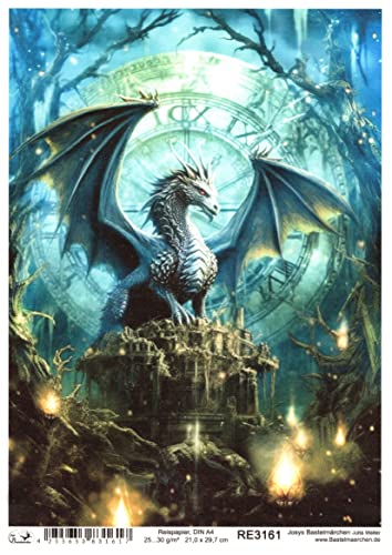 Josys Bastelmärchen Reispapier A4 Strohseide Decoupage... - Loisirs Créatifs Amazon Allemagne à 1.99€