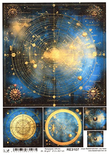 Josys Bastelmärchen Reispapier A4 Strohseide mystisch... - Maison & Cuisine Amazon Allemagne à 1.99€