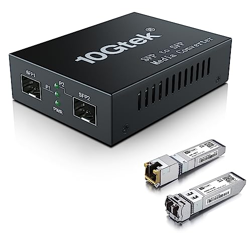 Convertitore multimediale 10 Gigabit Ethernet, da 10G SFP+... - Bon plan à 21.94€
