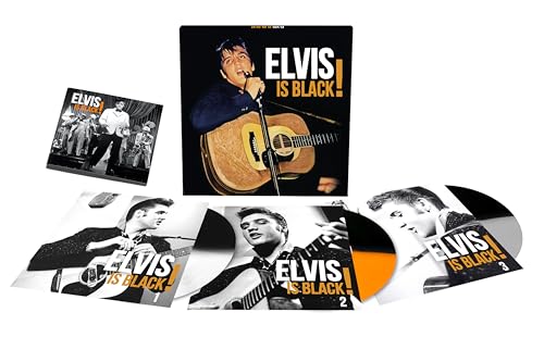 Elvis Is Black - Coffret 3LP 30cm Effet Bicolore Noir et... - Bricolage & Outils Amazon France à 75.15€