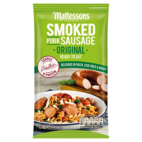 Mattessons Smoked Pork Sausage Original 130g - Épicerie Amazon Royaume-Uni à 1.79€
