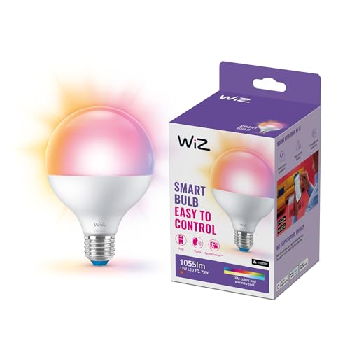WiZ Smart Colour Bulb, G95, E27, Dynamic Scenes, Connected... - Maison & Cuisine Amazon Royaume-Uni à 9.81€