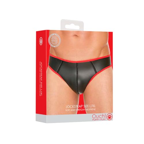 OUCH PUPPY PLAY - JOCKSTRAP NEOPRENO - ROJO - Jouets & Jeux Amazon France à 10.07€