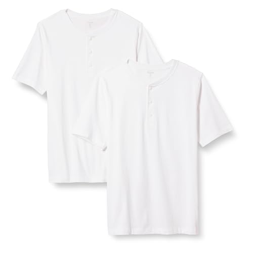 Amazon Essentials Maglietta Henley in Cotone con Maniche... - Amazon Italy à 7.97€