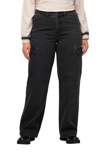 Ulla Popken Pantalón Vaquero Cargo, Negro, 46 para Mujer - Maison & Cuisine Amazon Espagne à 34.02€