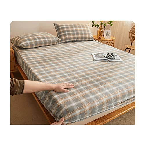 DMKD Spannbettlaken Kariert 120x200cm 150x200cm 180x200cm... - Maison & Cuisine Amazon Allemagne à 45.52€