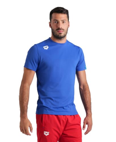 ARENA Sólido Camiseta, Azul Cobalto, Small para Hombre - Sports & Fitness en promo à 36.48€