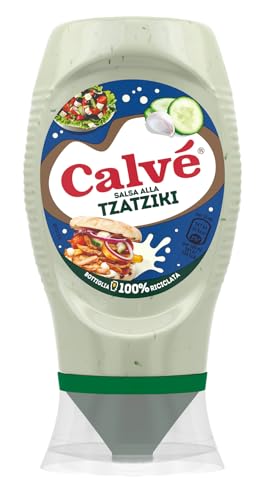 Calvé Salsa alla Tzaziki, Formato 250 ml, Salsa Tzaziki a... - Auto & Moto en promo à 1.69€