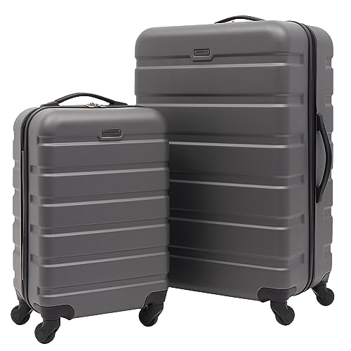 Travelers Club Equipaje Harper, Gris Oscuro, 2 Piece Set... - Amazon Espagne à 70.48€