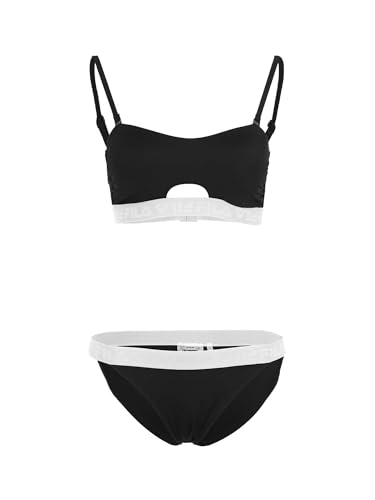 FILA Sanming Bandeau Bikini, Nero, M Donna - Amazon Italie à 25.00€