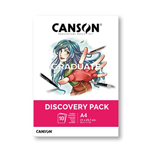 Canson Graduate, Discovery Pack, lisse, mini-pk, A4-21 x... - Bricolage & Outils en promo à 3.70€