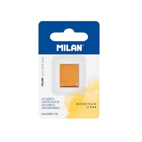 MILAN® Ricambio acquerello in formato mezzo godet, giallo... - Loisirs Créatifs Amazon Italie à 5.17€